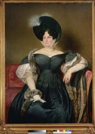 Damenportrait (Königin Therese von Bayern?)