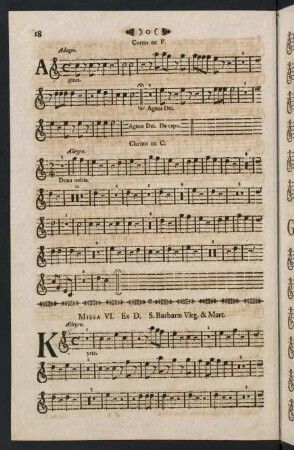 18-22, Missa VI.