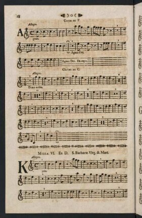 18-22, Missa VI.