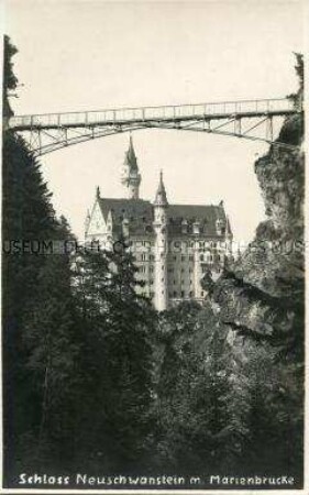 Schloss Neuschwanstein mit Marienbrücke