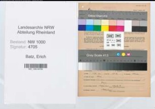 Entnazifizierung Erich Batz, geb. 13.04.1908 (Brandmeister)