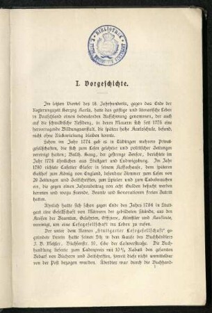 Vorgeschichte