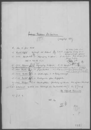 Waldtann: Visitationsbericht ("Beibericht") mit Pfarrbericht 1951
