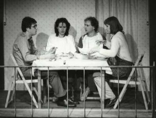 Dicke Luft: Stefan Gossler, Nikola Kress, Rüdiger Wandel, Christiane Reiff
