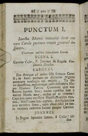 Punctum I.