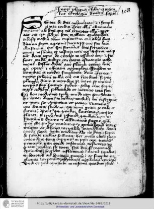 Heinrich Seuse, Horologium sapientiae, unvollständig.