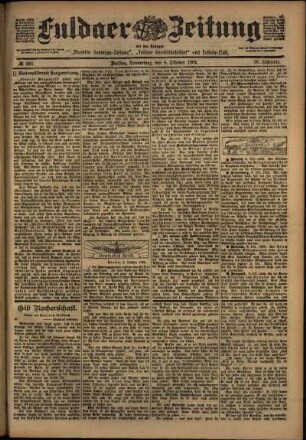 Ausgabe vom Donnerstag, den 09. Oktober 1902.