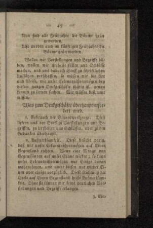 Was zum Denkgeschäfte überhaupt erfordert wird.