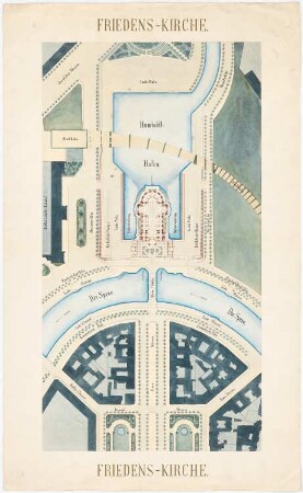 Friedenskirche im Humboldthafen, Berlin: Lageplan