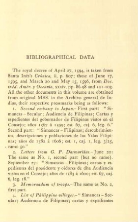 Bibliographical data