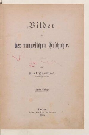 Bilder aus der ungarischen Geschichte