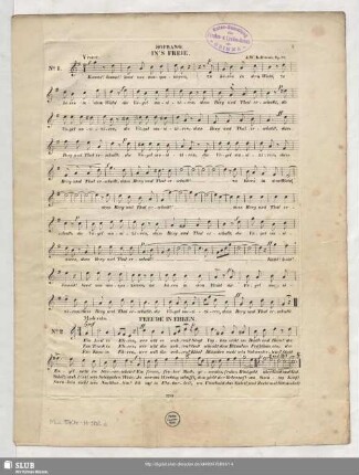No. 2 Freude in Ehren: Ein Lied in Ehren