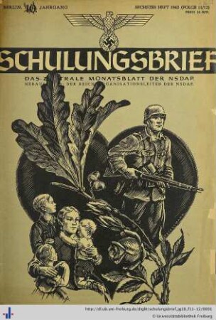 X. Jahrgang, Folge 11-12: Der Schulungsbrief