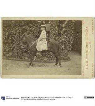 Porträt des Prinzen Waldemar von Preußen