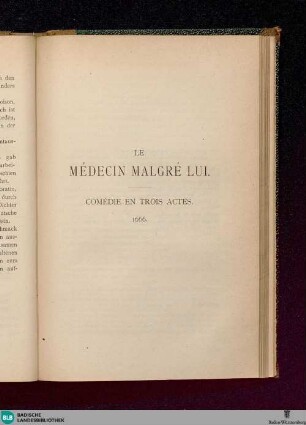 9: Le médecin malgré lui