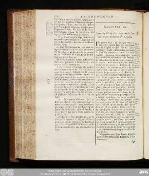 Chapitre III. Dans lequel on fait voir quels sont les vrais membres de l'Eglise.