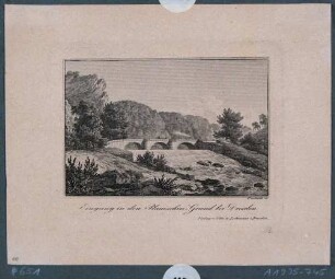 Der Plauensche Grund mit der Hegereiterbrücke nach Süden