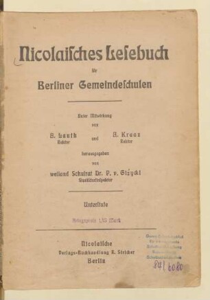 Unterstufe, [Schülerband]: [Unterstufe, [Schülerband]]