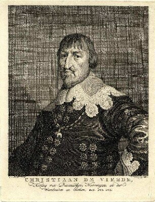Bildnis von Christian IV. (1577-1648), König von Dänemark