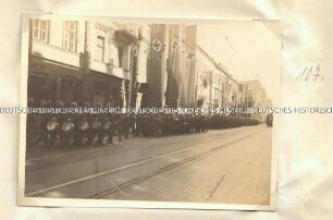 Parade der Wehrmacht in Lodz