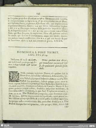 Dominica I. Post Trinit. Luc. XVI. vs. 19.