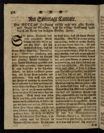 426-437, Am Sonntage Cantate