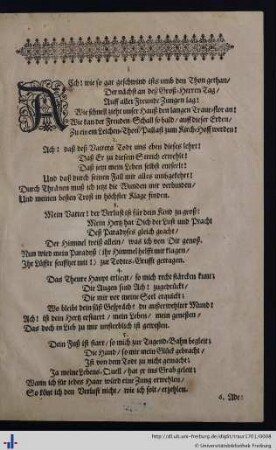 Traur- und Trost-Ode.