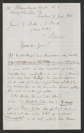 Brief an Musikverlag Ed. Bote und G. Bock (Berlin) : 04.06.1875