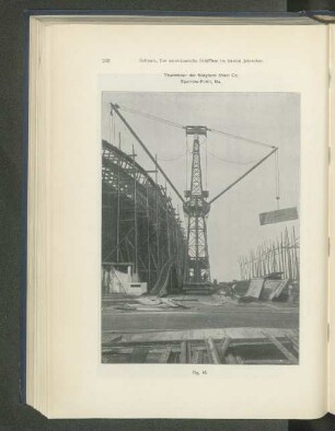 Thurmkran der Maryland Steel Co. Sparrow-Point, Ma.