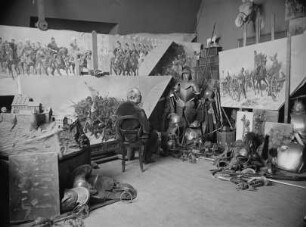 Künstleratelier Louis Braun (1836-1916), Schlachten- und Panoramamaler