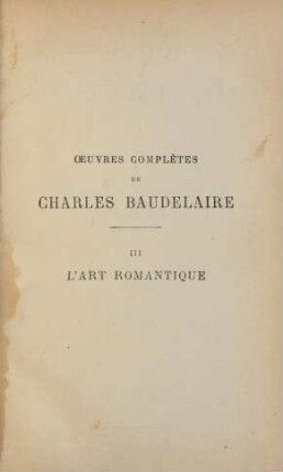3: L' art romantique