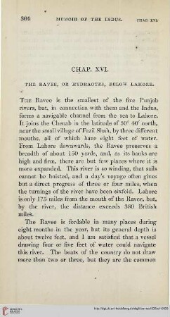 Chapter XVI: The Ravee, or Hydraötes, below Lahore