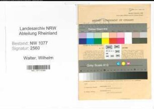 Entnazifizierung Wilhelm Walter , geb. 05.01.1905 (Polizist)