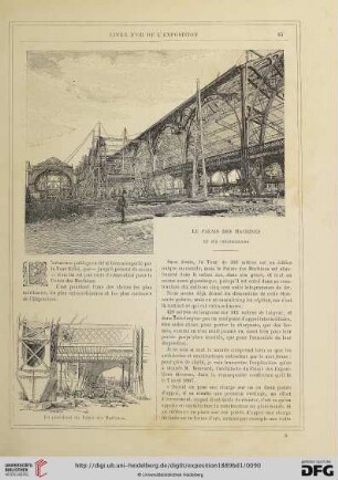 Le Palais des Machines et ses constructions