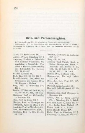 Orts- und Personenregister
