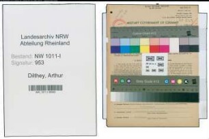 Entnazifizierung Arthur Dilthey , geb. 26.04.1912 (Webereimeister)