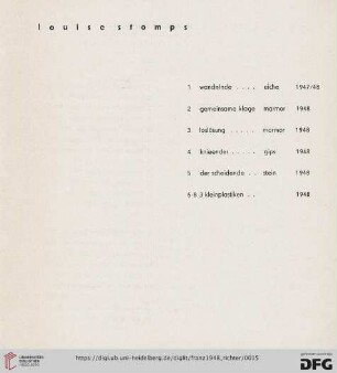 Louise Stomps (Nr.1-8)