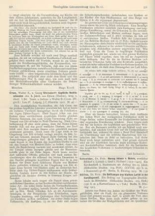 331-332 [Rezension] Crum, Walter E., Koptische Rechtsurkunden des 8. Jahrh. aus Djême (Theben), hrsg. u. übers