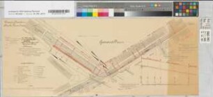 Bahnstrecke Düren-Kreuzau-Winden. Lagepläne z.T. koloriert (13 Blatt)