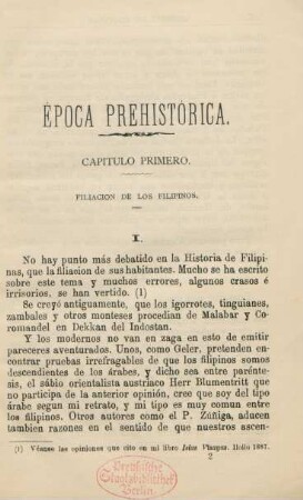 Época prehistórica