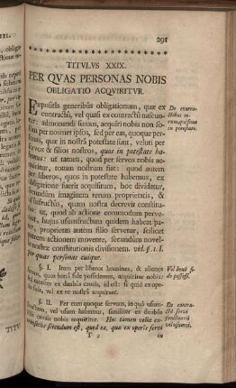Titulus XXIX.