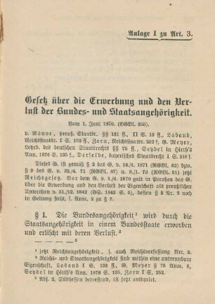 III. Anlagen.