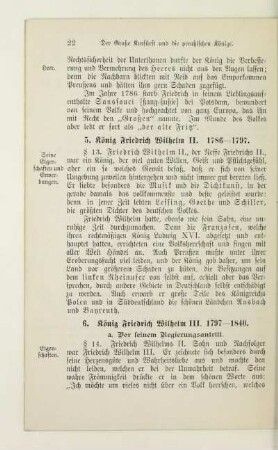 5. König Friedrich Wilhelm II. 1786-1797