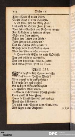 Psalm LII, LIII, LIV, LV, LVI, LVII, LVIII, LIX