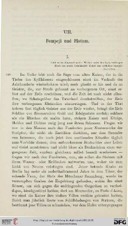 VIII. Pompeji und Pästum