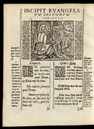 Incipit Evangelium Secundum Iohannem.
