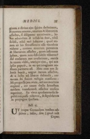 Sect. 15. [De Felicitate mundana.]
