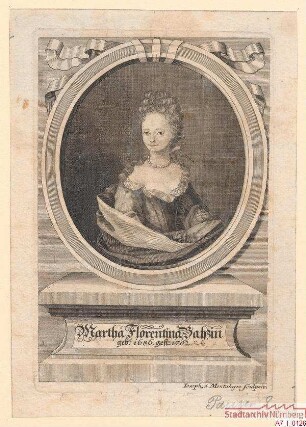 Martha Florentina Bahzin; geb. 1686; gest. 1702