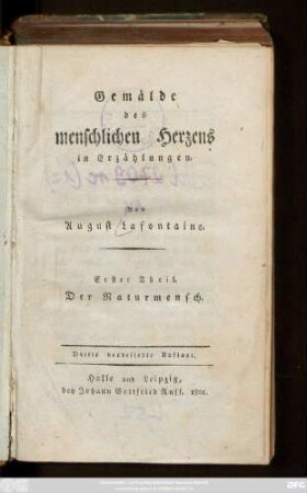 Theil 1: Der Naturmensch