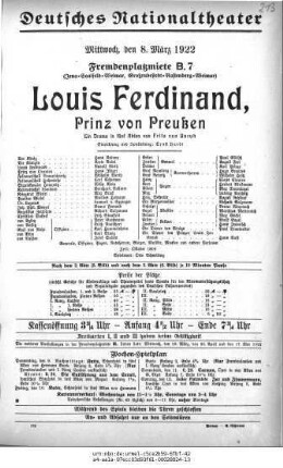 Louis Ferdinand, Prinz von Preußen